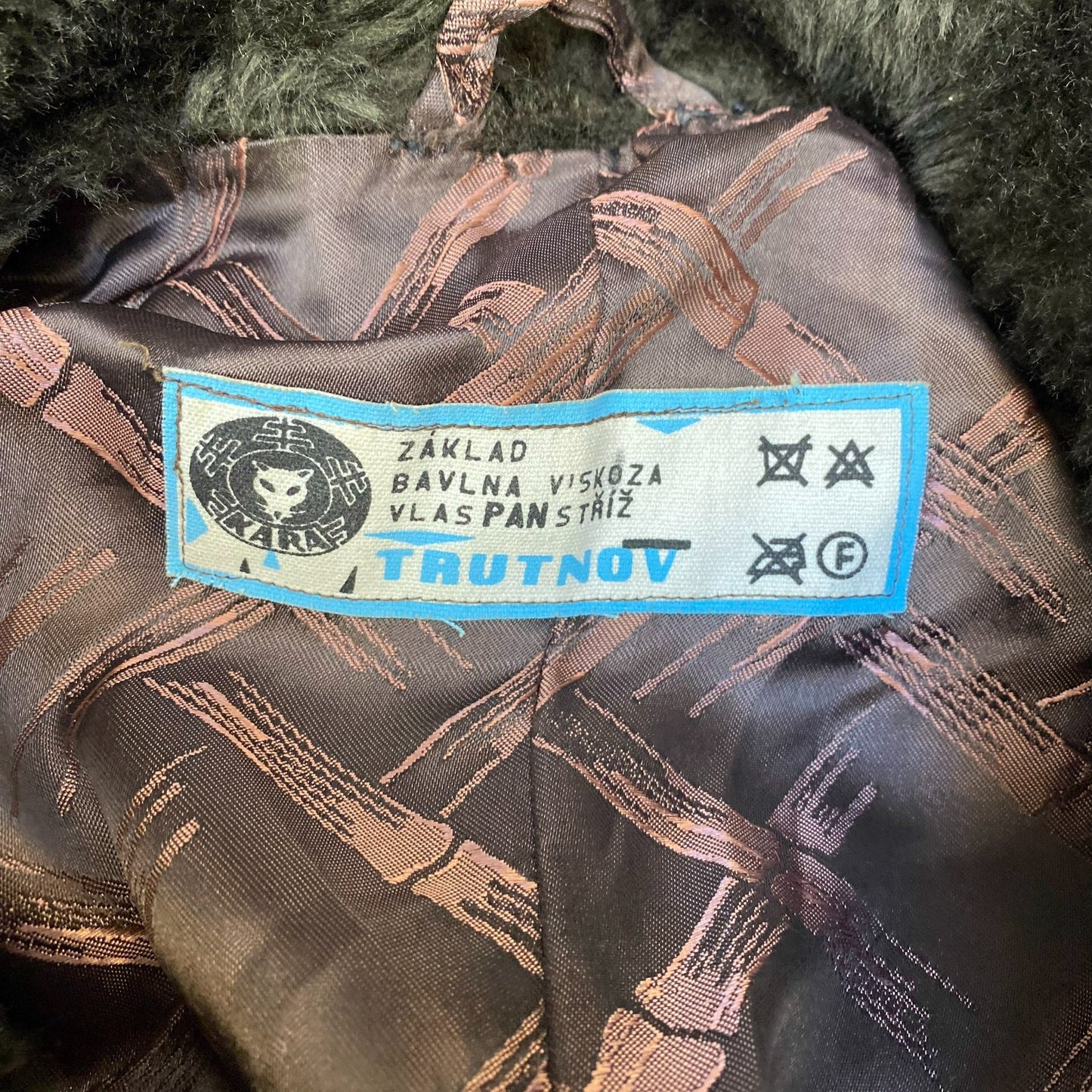 Trutnov Genuine Faux Fur Coat Women Medium Brown Cozy Warm Lined Single Breasted