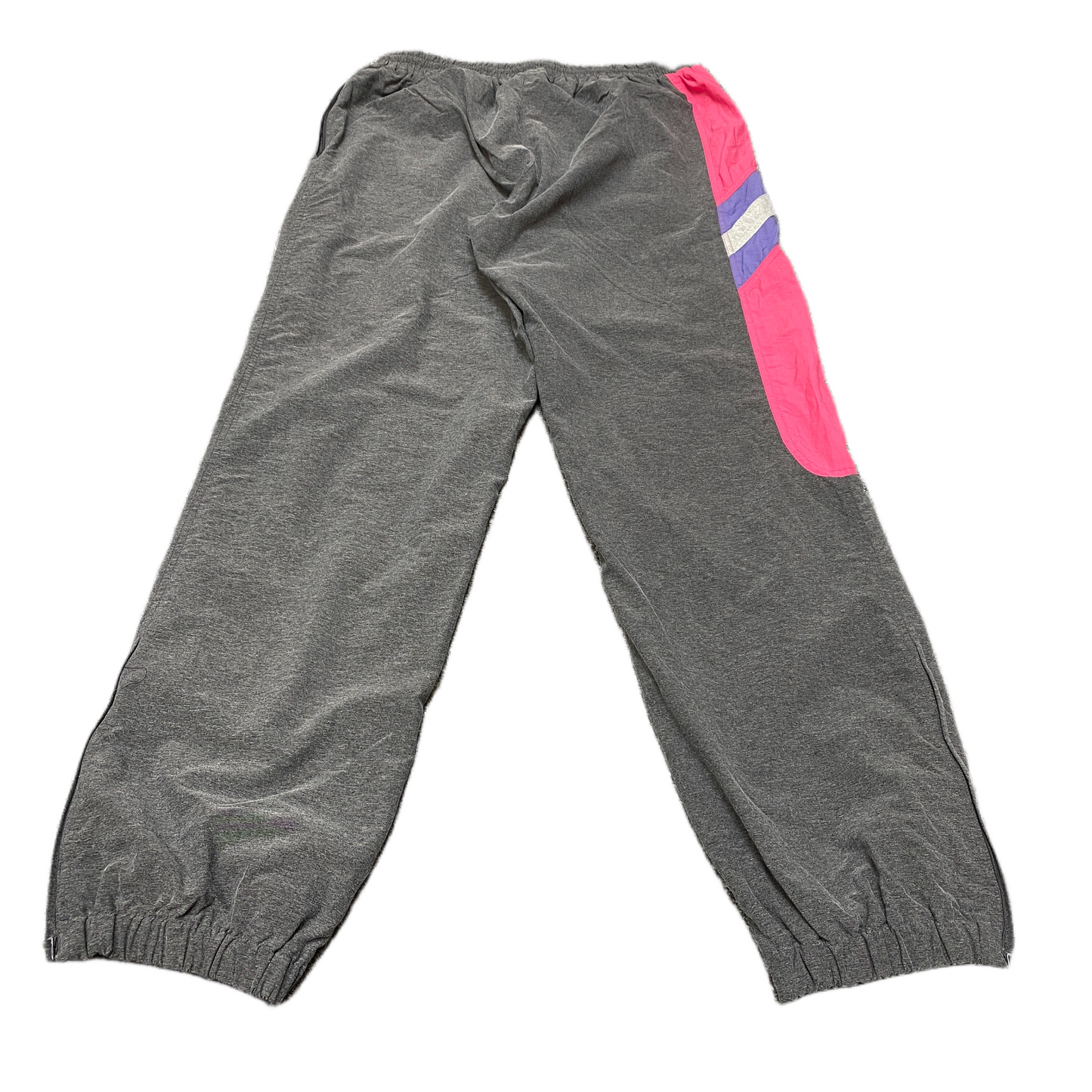 Erima Joggers Fits as Womens 32" Waist Grey Heather Drawstring Tapered Trousers
