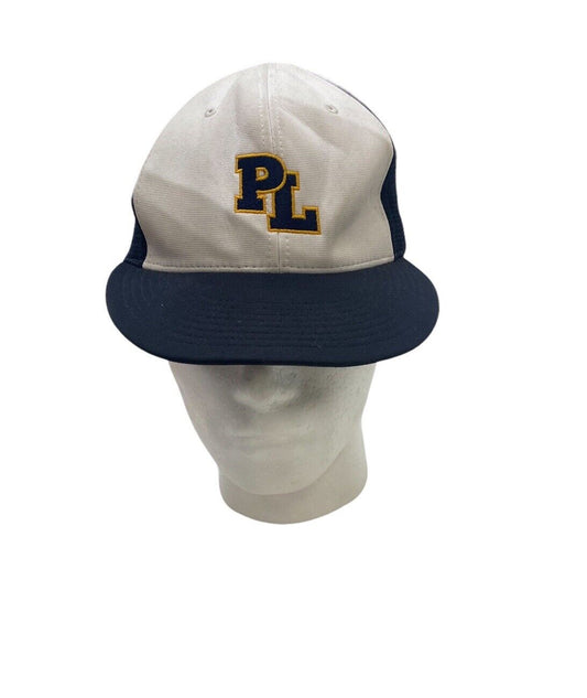 PL Baseball Cap Navy Adjustable Hat Embroidered Logo