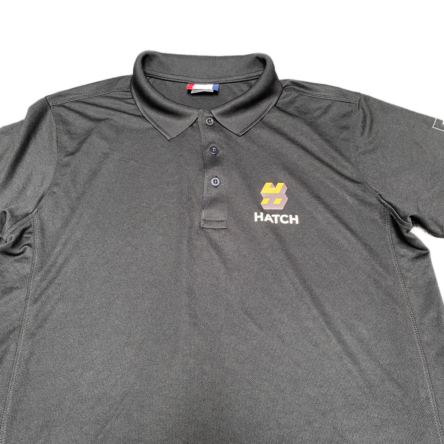 Clique Polo Shirt Mens S Black Golf Performance Short Sleeve Collared Popover