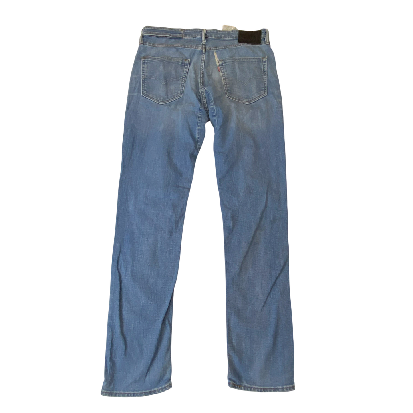 Levi's Jeans Mens Large W34 L31 Blue Denim Red Tab Straight Faded Medium Wash