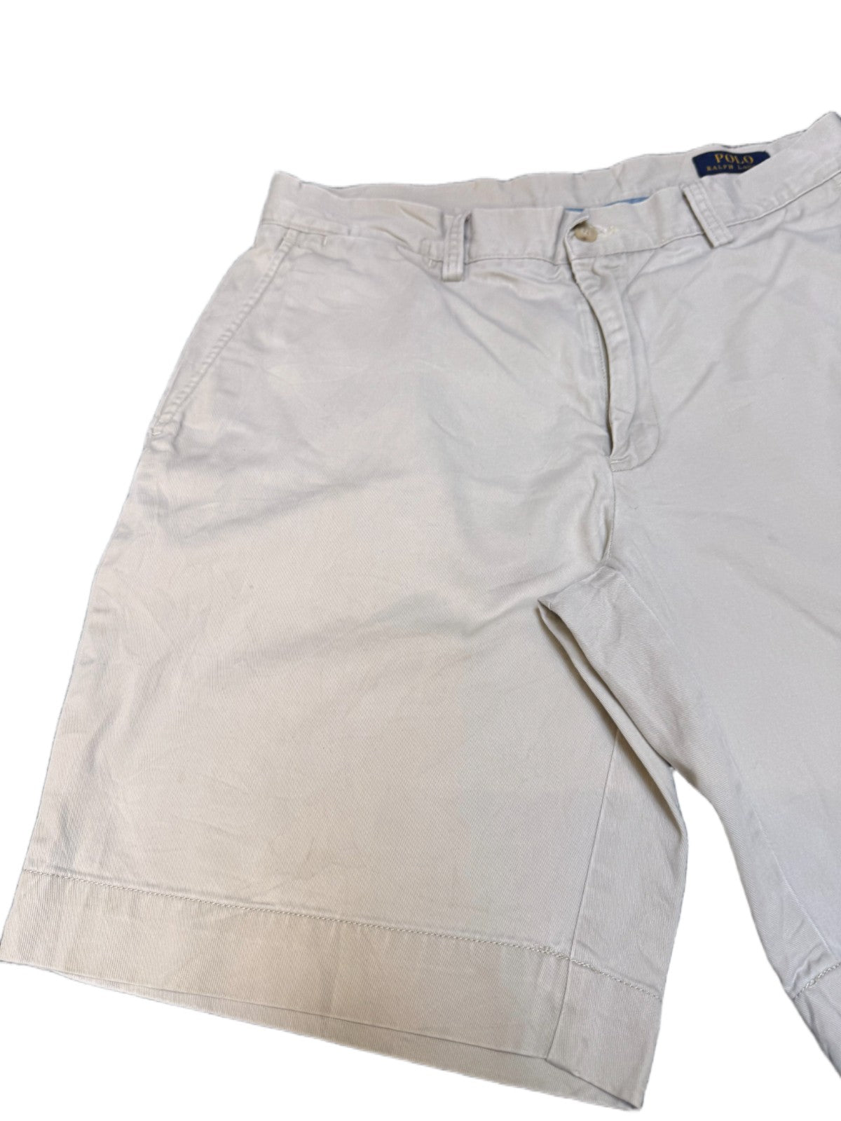 Polo Ralph Lauren Chino Shorts Fits as Mens Medium 31" Waist Beige Classic Fit