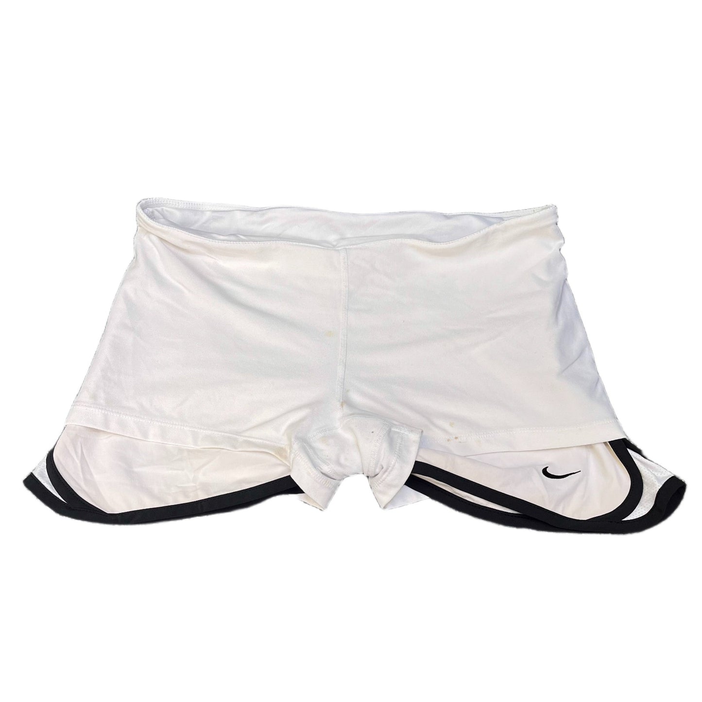 Nike Dri-FIT Running Sprinter Shorts Fits as Womens M 30" Waist White Pull On