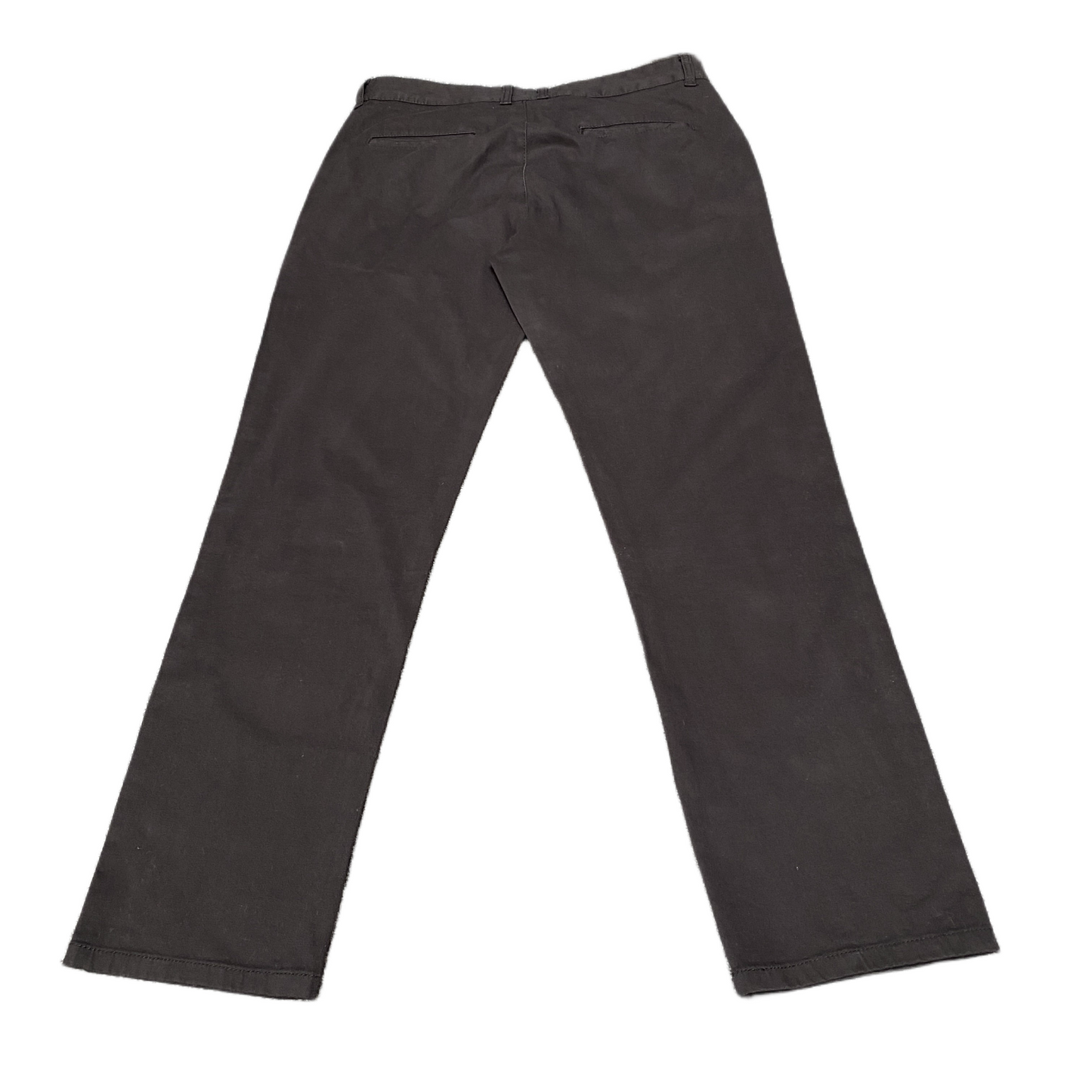 Denim Co. Jeans Fits as Men 33" Waist Black Denim Stretch Dark Wash Straight Leg
