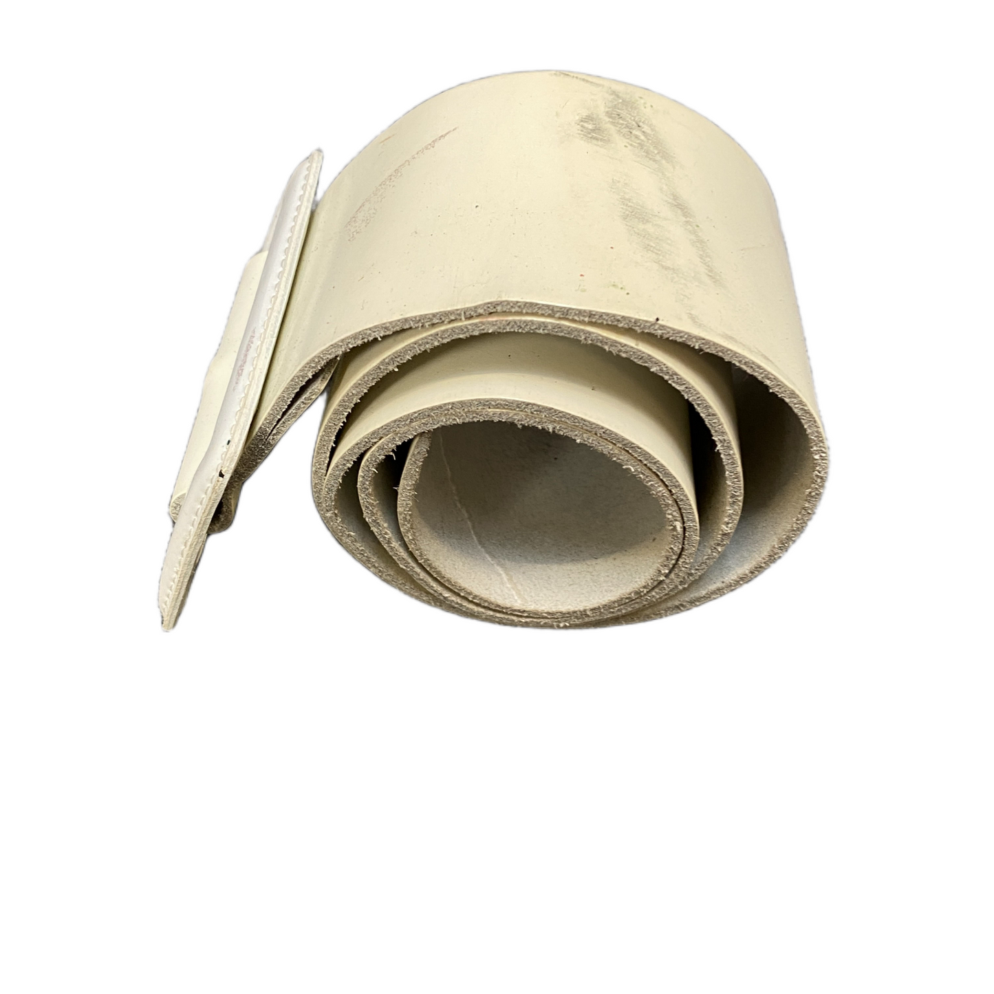 Next Waist Belt Womens Beige Leather Adjustable White Buckle 33.5 inches
