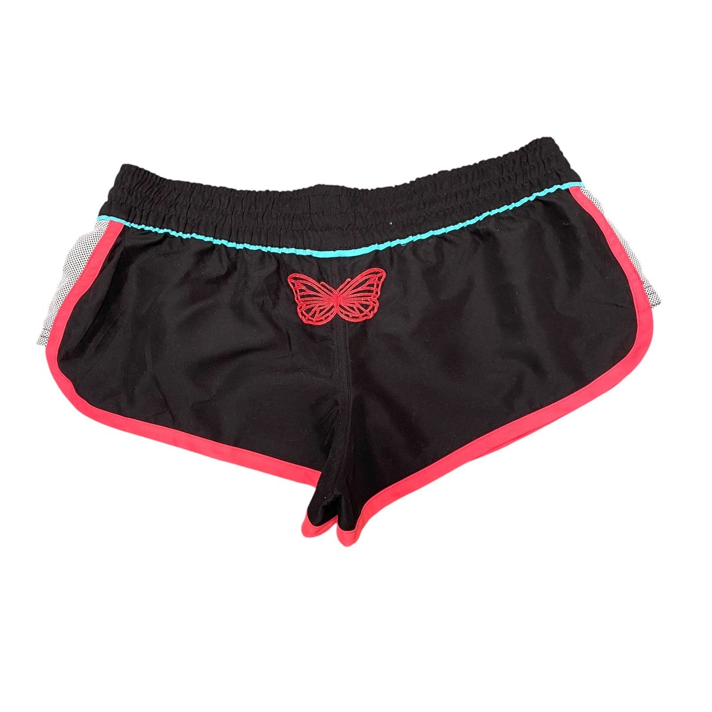 No Boundaries Sprinter Shorts Womens XL Black Training Elastic Waist Drawstring