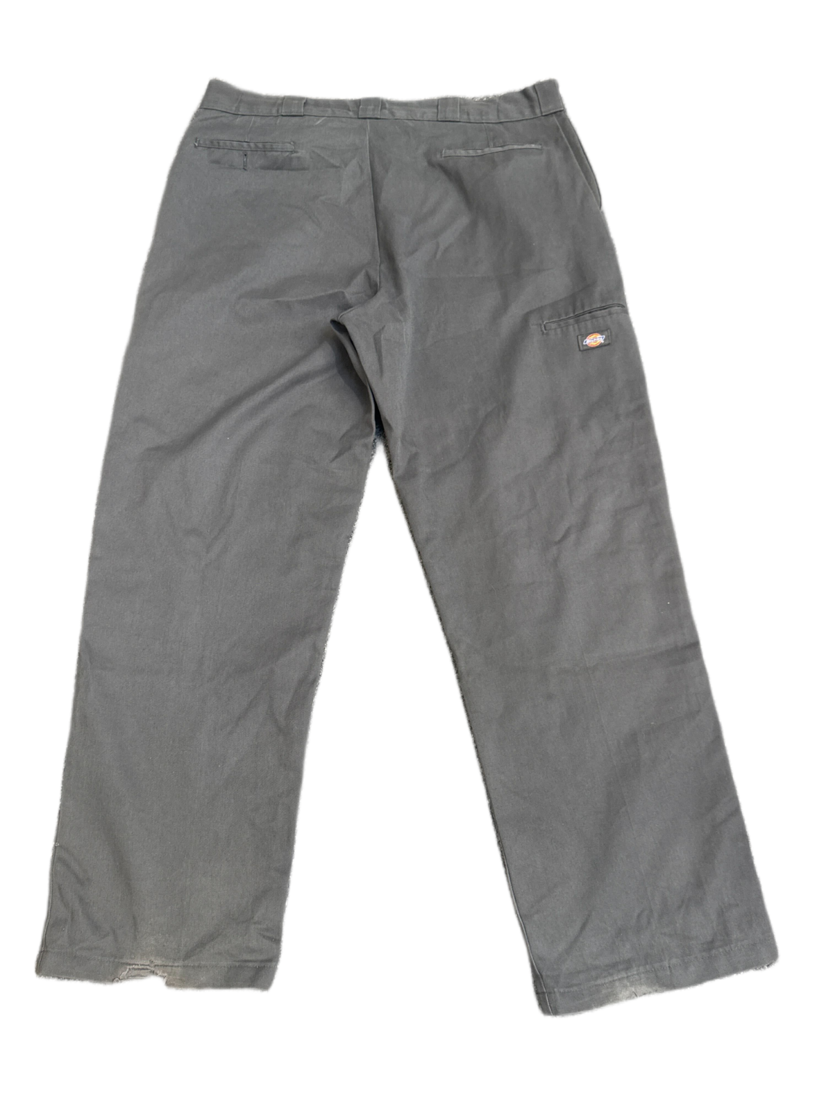 Dickies Work Pants Mens 40" Waist Grey Loose Fit Double Knee Comfort Waistband