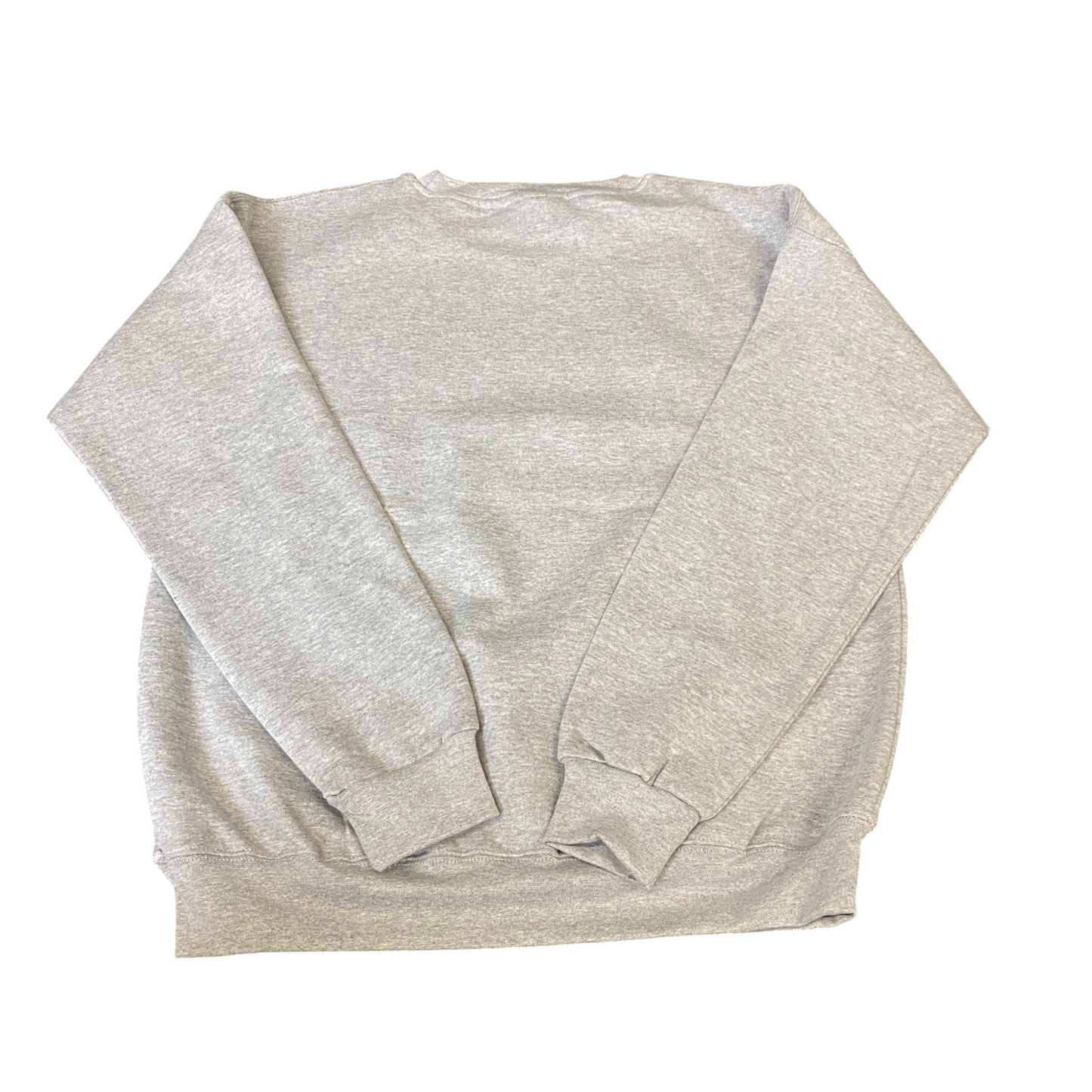 Nike Reworked Sweatshirt Mens Medium Grey Embroidered Spellout Logo Vintage Y2K