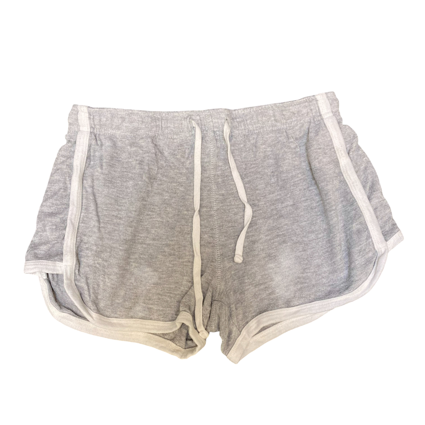 Running Sprinter Shorts Womens Small Grey Athletic Fit Gym Workout Dolphin Hem