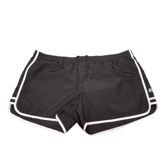Running Shorts Women XL Black Summer Athletic Fit Gym Fitness Training Low Waist