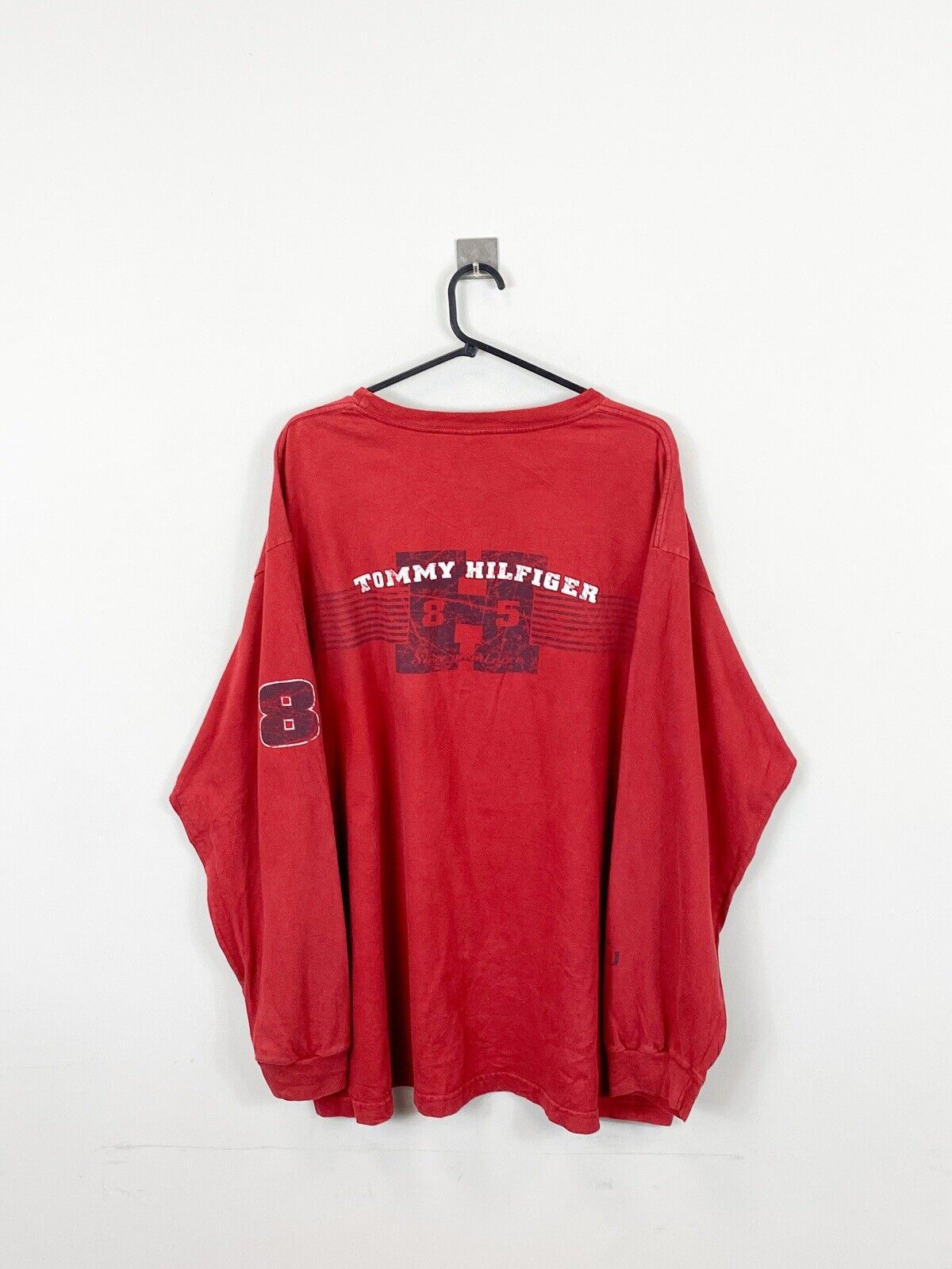 Tommy Jeans Oversized Sweatshirt Red Mens L