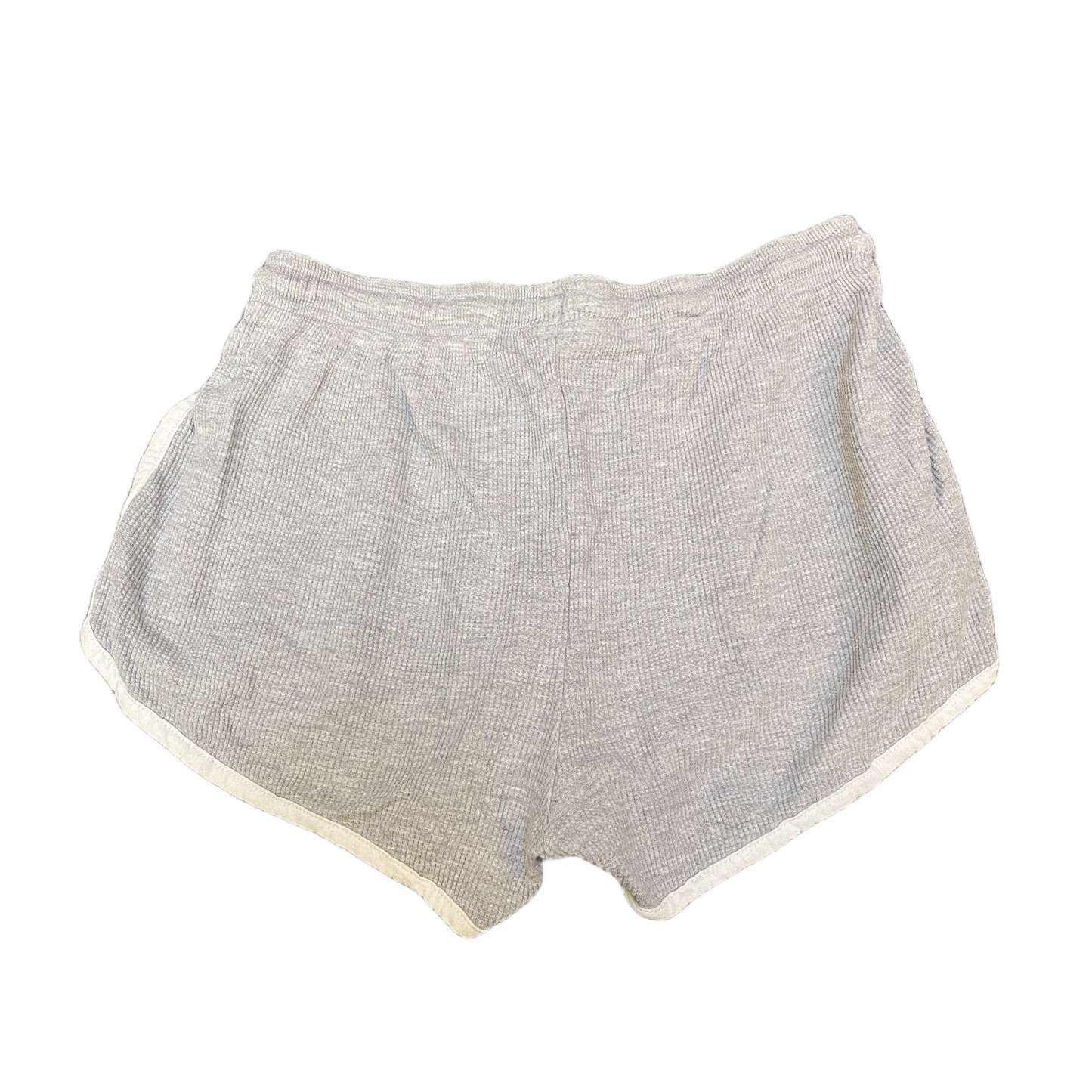 Running Sprinter Shorts WomensXS 27" Waist Grey Athletic Gym Workout Dolphin Hem