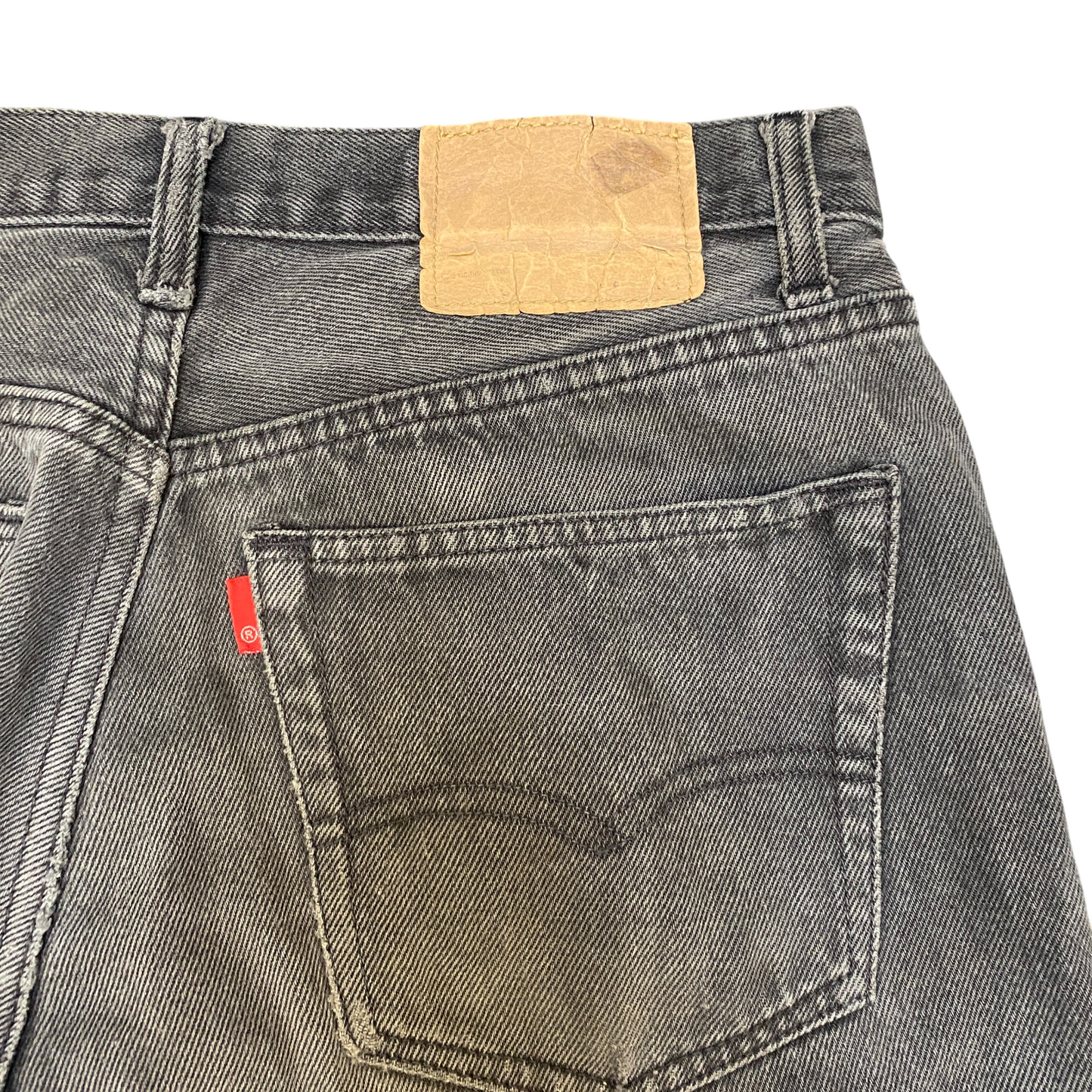 Levi's Jeans Mens 30" Waist Grey Stretch Low Waist Streetwear Straight Leg