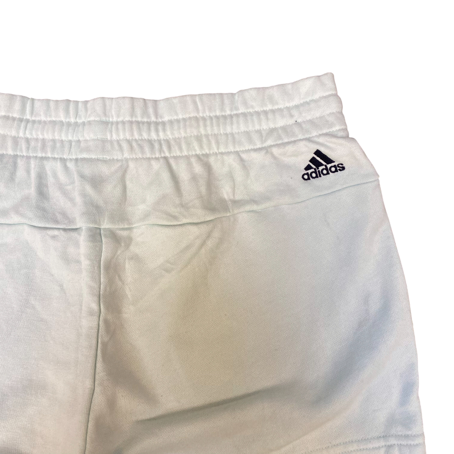 Adidas Essentials Linear French Terry Shorts Womens Medium White Cross Training
