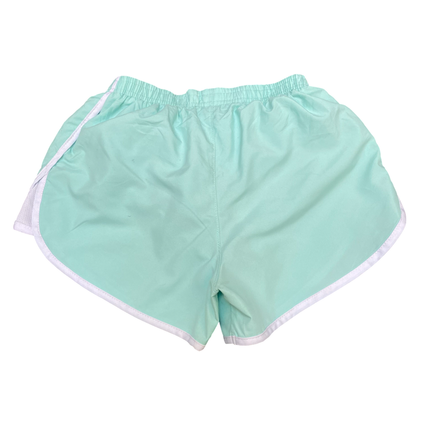 Running Sprinter Shorts Girls L Blue Performance Stretch Elastic Waist Athletic