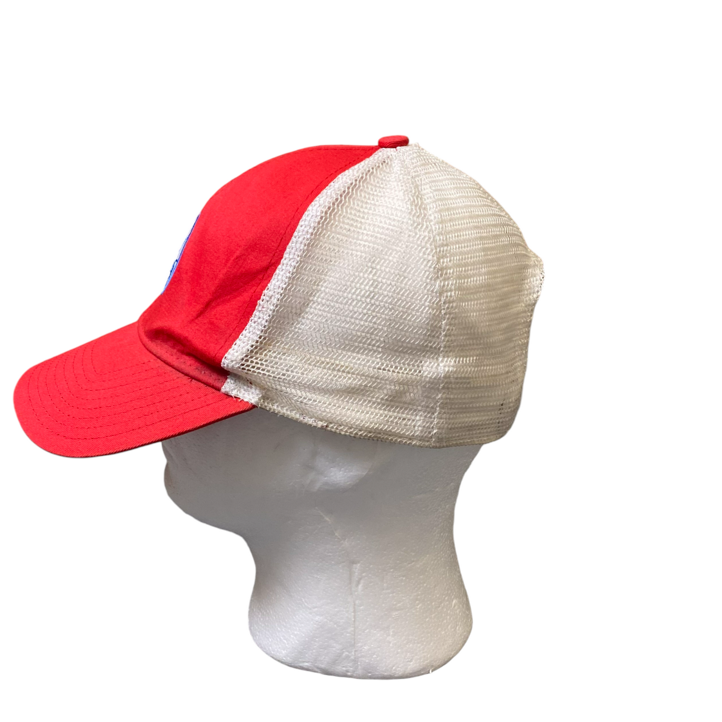 NBA Philadelphia 76ers Trucker Hat Mens White Red Mesh Back Adjustable Snapback