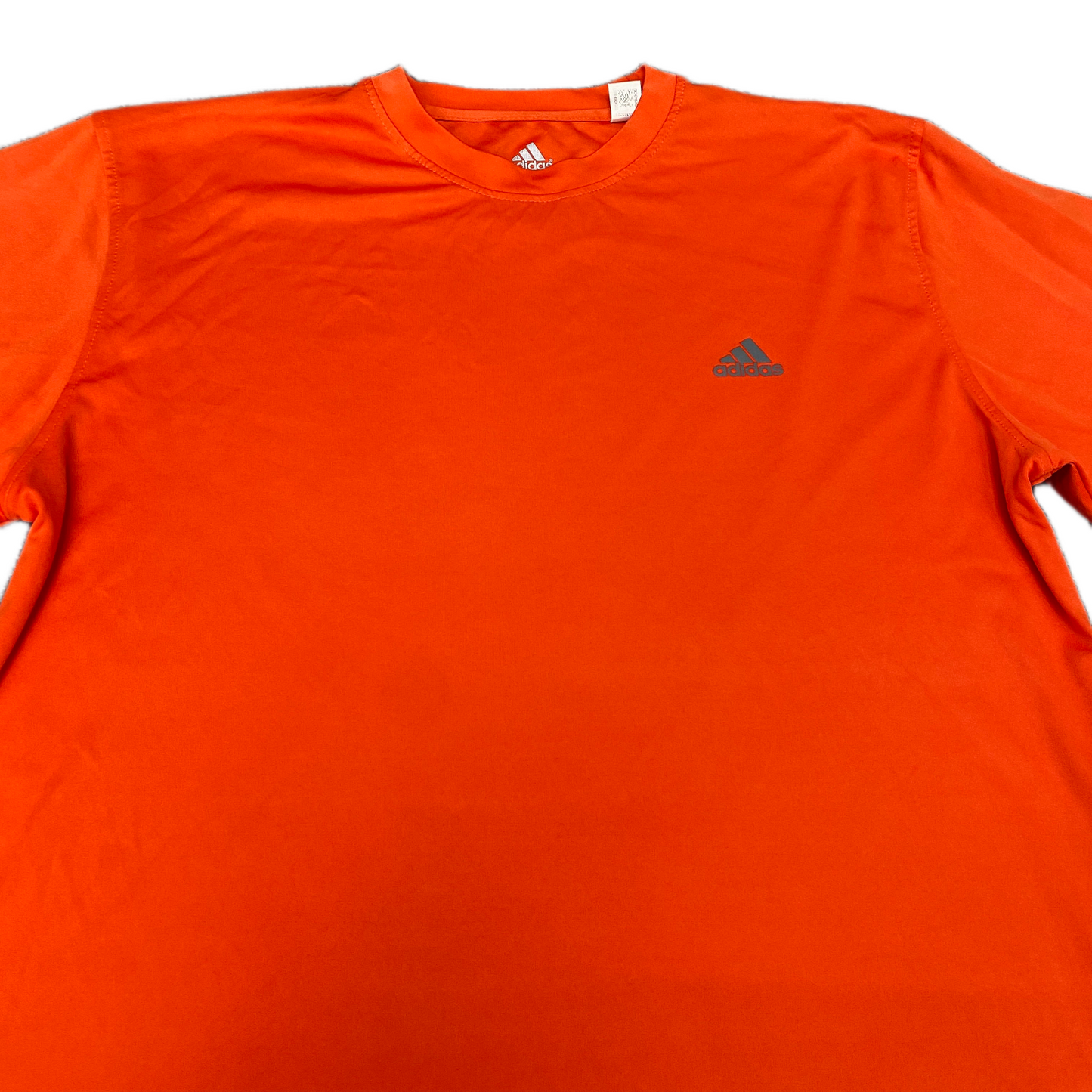 Adidas Workout Essentials Base T-Shirt Mens M Orange Short Sleeve Pullover Tee