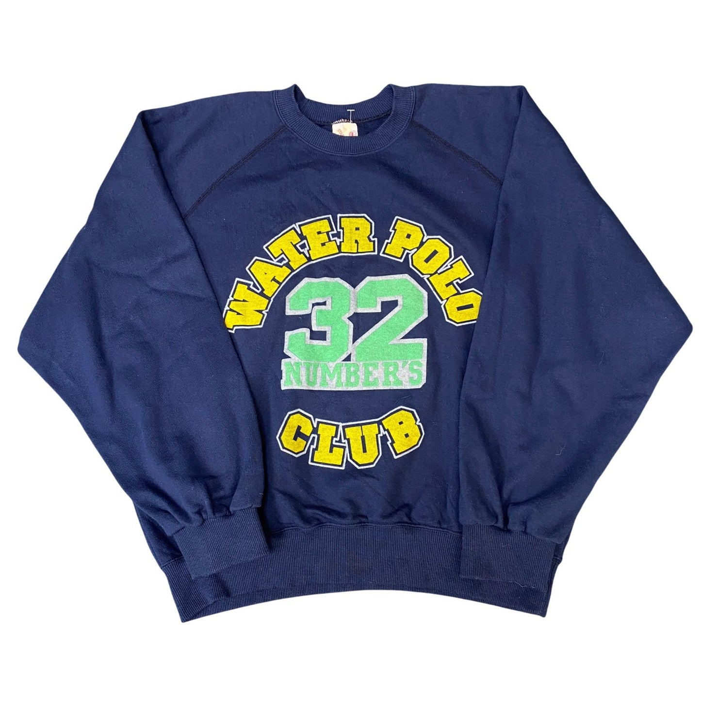 Star System Sweatshirt Womens XL Blue Water Polo Club Graphic Crew Neck Pullover