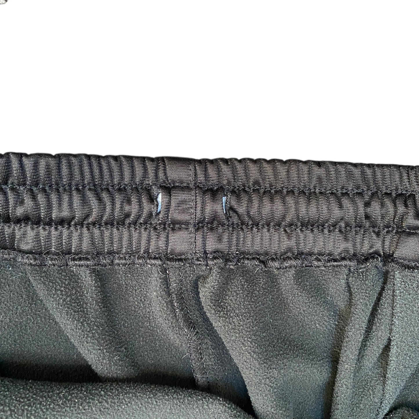 Fila Track Pants Fits as Mens 34" Waist Black Gym Comfort High Rise Trousers