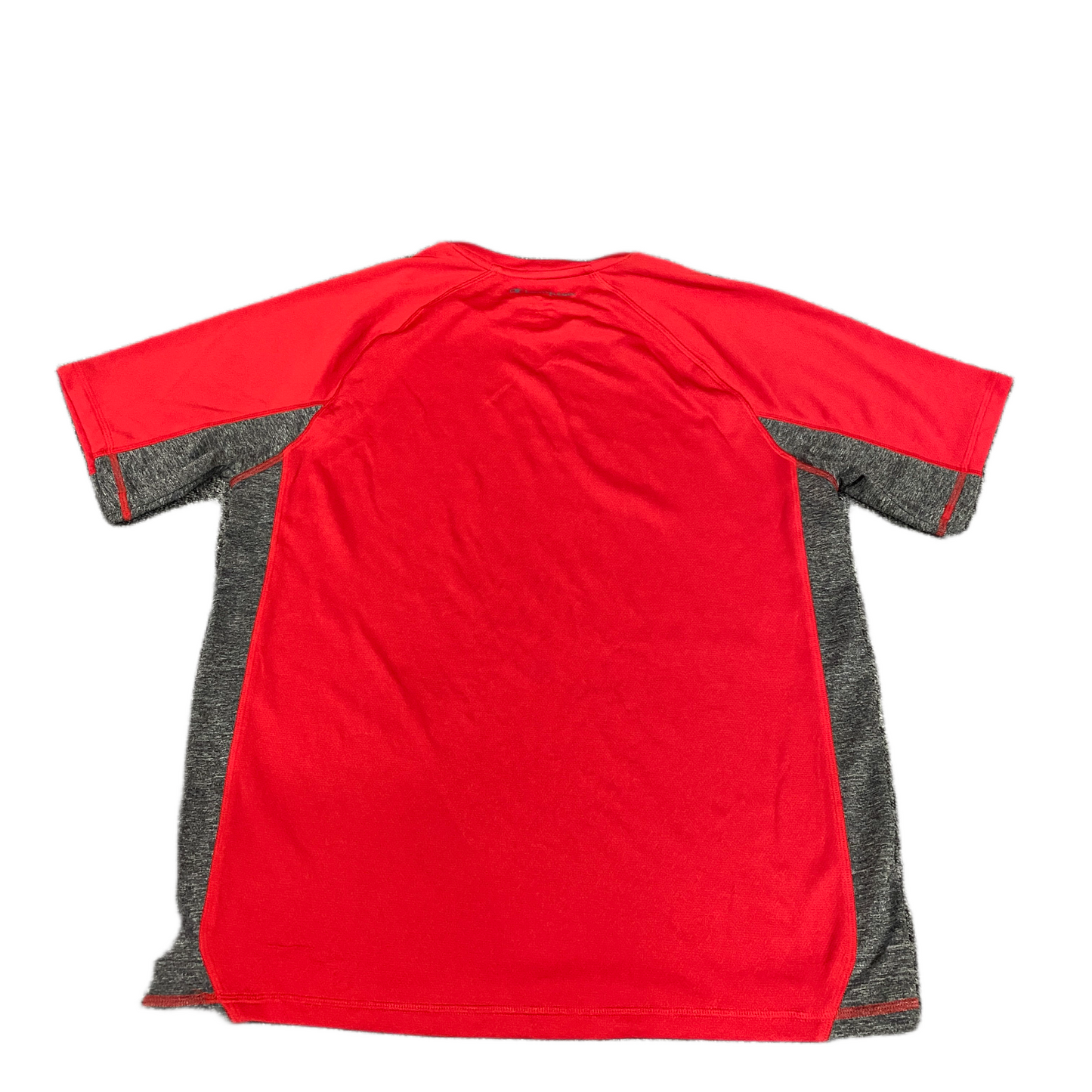 Champion Vapor Training T-Shirt Fits as Mens S Red Grey Short Sleeve