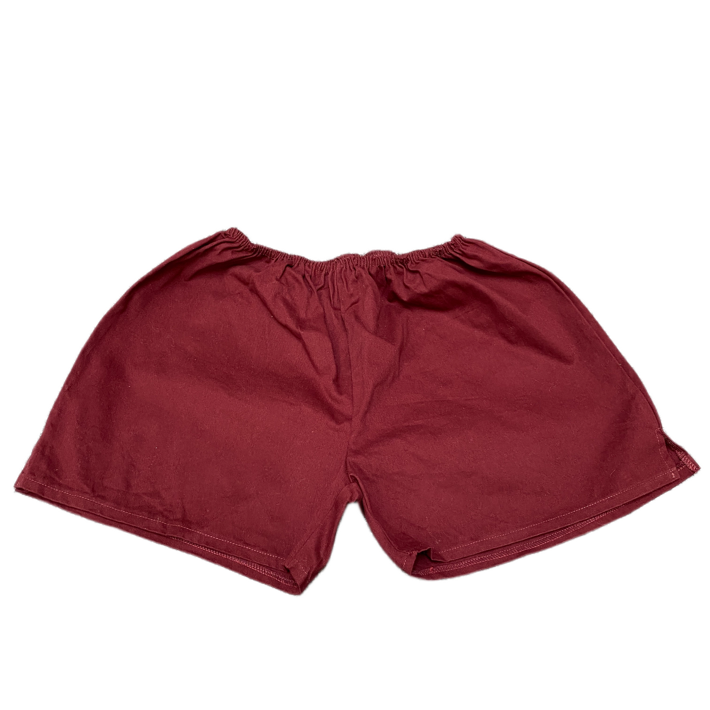 Running Shorts Womens 2XL 35" Waist Maroon Comfortable Elastic Waist Pull On