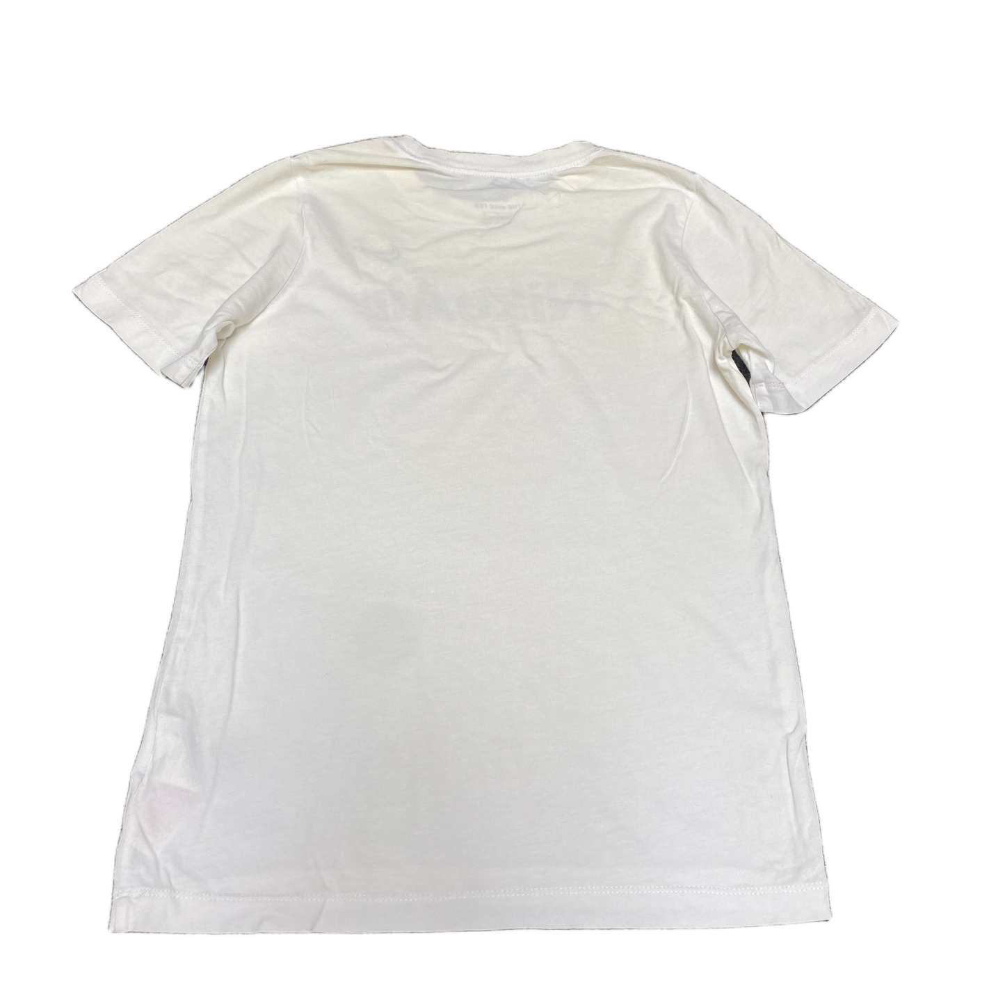 Nike Air T-Shirt Boys Large White Swoosh Logo Short Sleeve Crew Neck Pullover