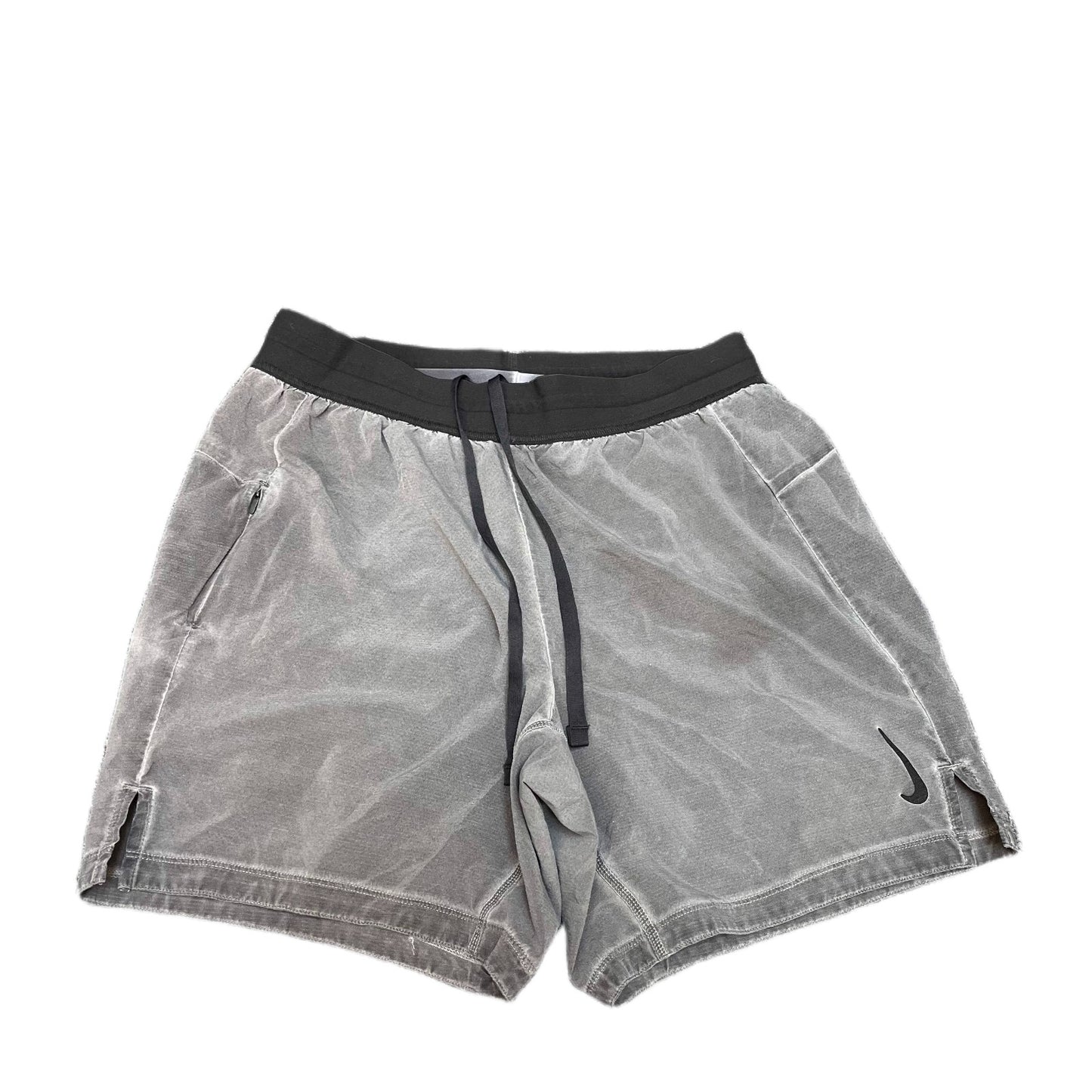 Nike Dri-FIT Athletic Shorts Fits as Mens S 29" Waist Gray Stretch Standard Fit