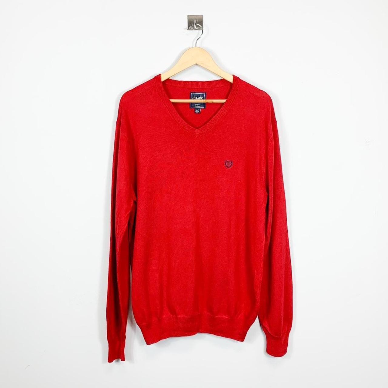 Vintage Chaps V neck Sweatshirt