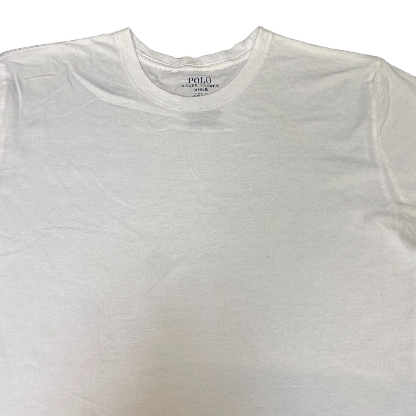 Polo Ralph Lauren T-Shirt Mens M White Classic Fit Pony Logo Short Sleeve Tee