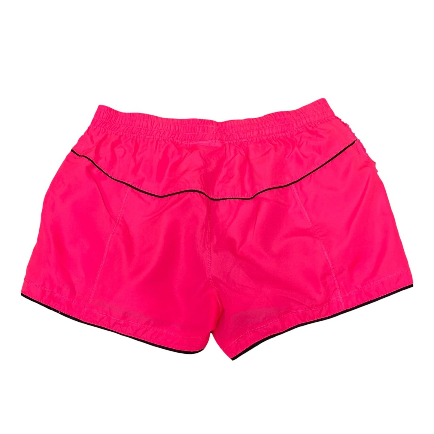 Zone Pro Sprinter Shorts Womens Large Pink Black Gym Training Elastic Waist