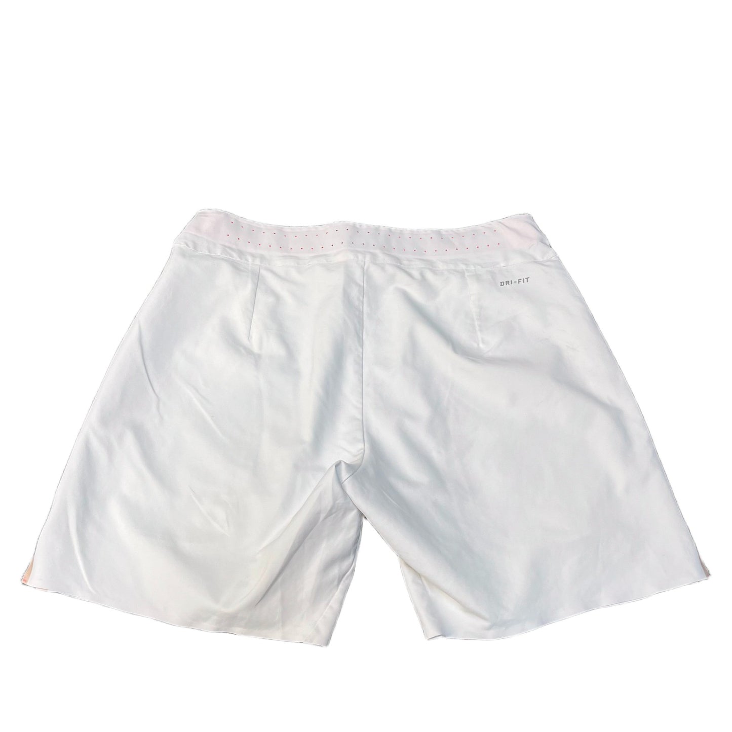 Nike Dri-FIT Gladiator Premier 7" Tennis Shorts Mens XS 28" Waist White Stretch