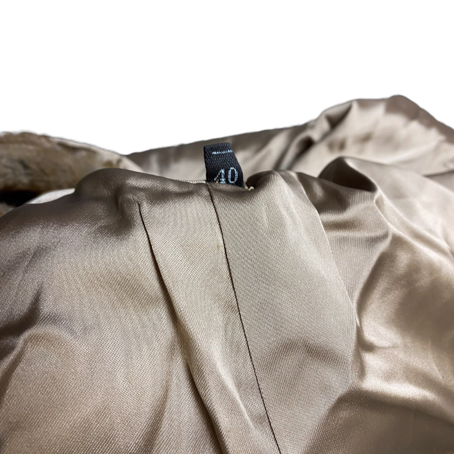 Womens Mint Faux Fur Jacket Medium Brown Lined Soft Cozy Warm Winter Long Sleeve