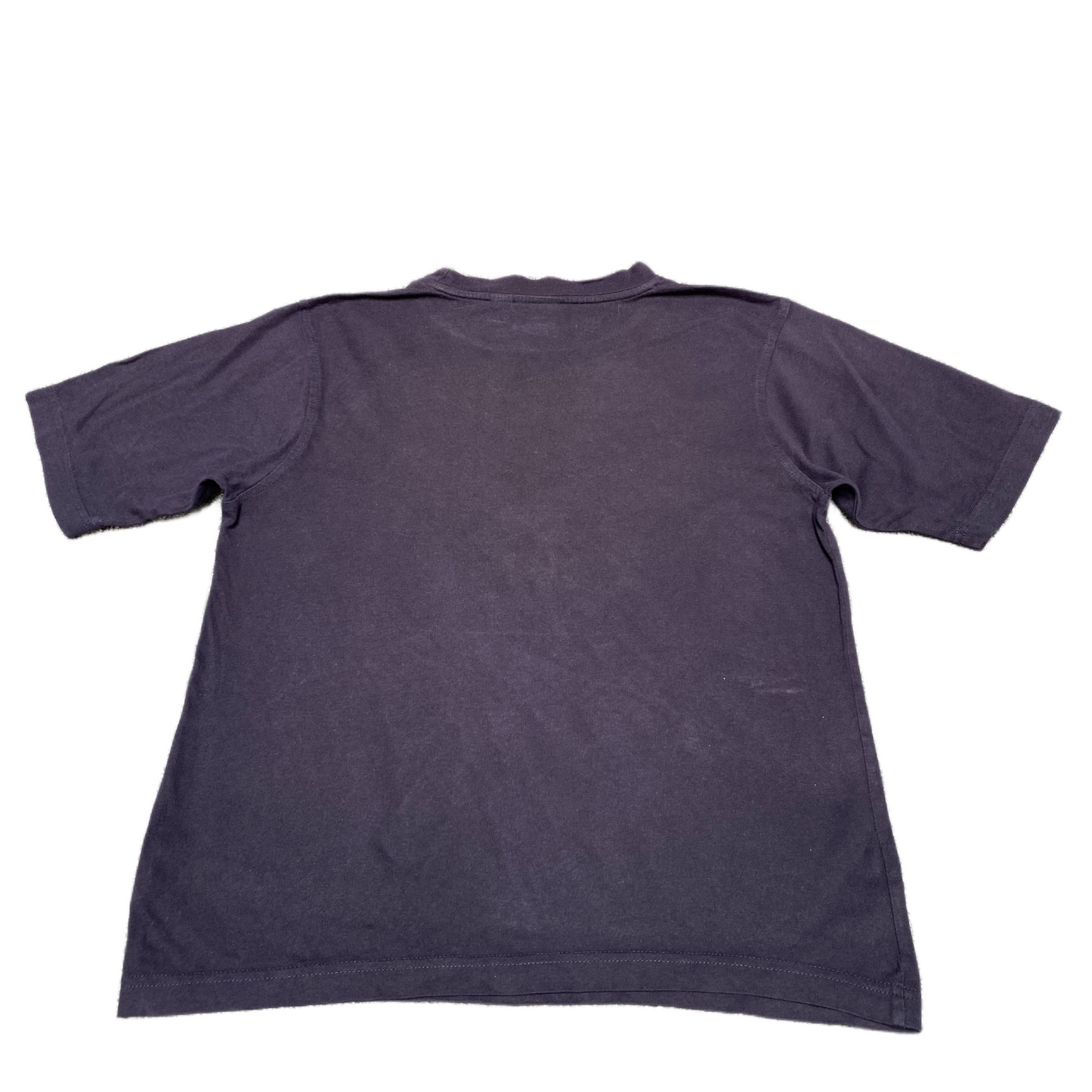 PUMA T-Shirt Womens Medium Purple Graphic Logo Short Sleeve Crew Neck Pullover