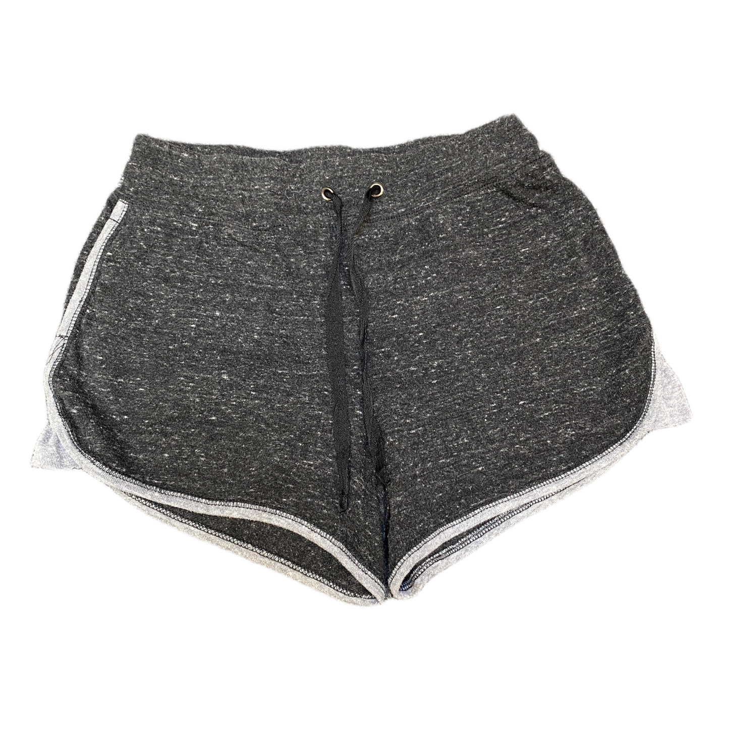 Running Sprinter Shorts Women S 28" Waist Black Athletic Gym Workout Dolphin Hem