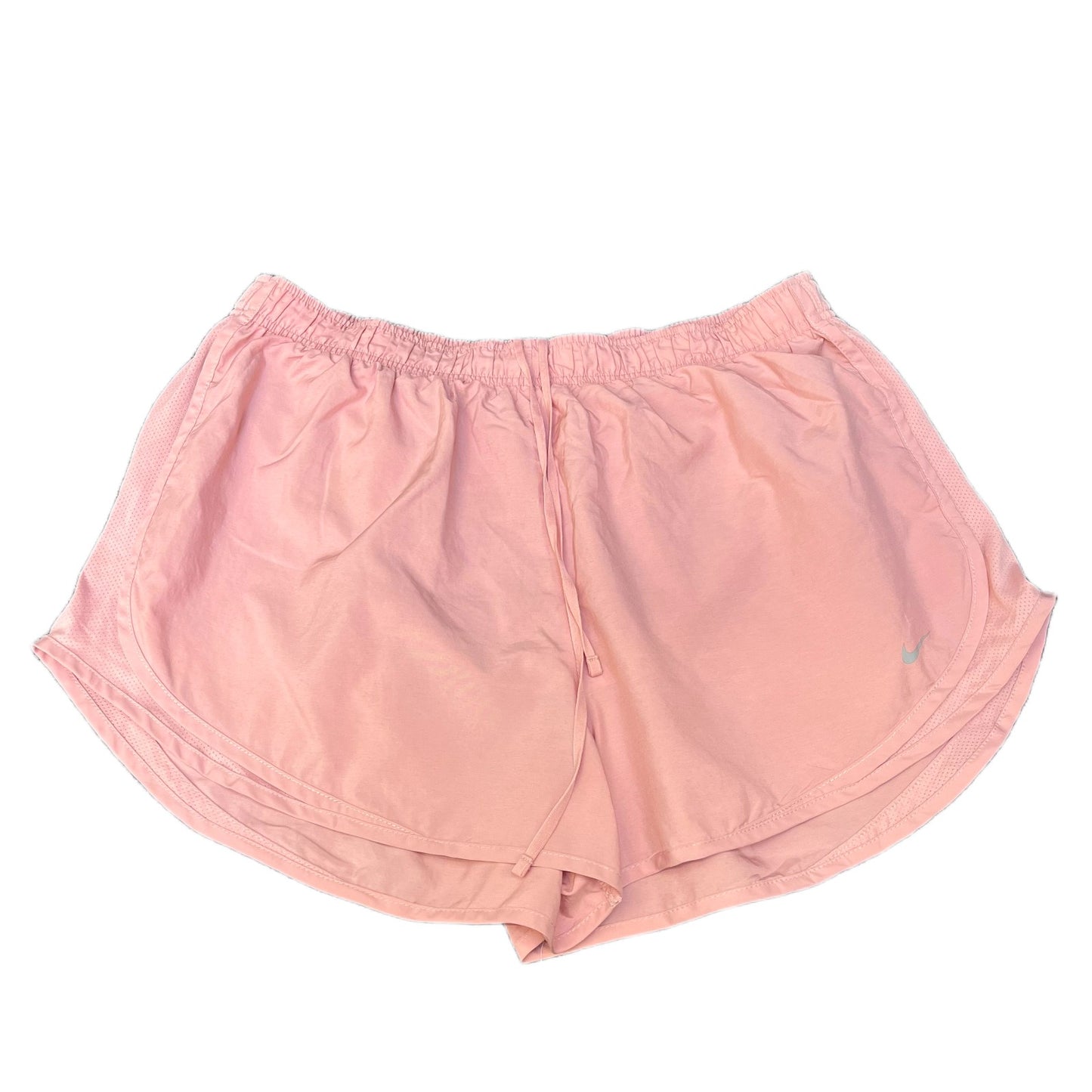 Nike Running Sprinter Shorts Fits as Women XL 33" Waist Pink Workout Dolphin Hem
