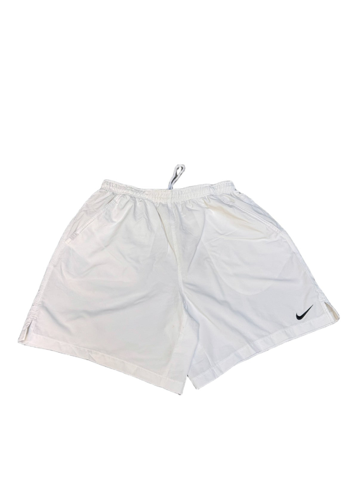 Nike Dri-Fit Tennis Shorts Fits as Mens S 29" Waist White Performance Drawstring