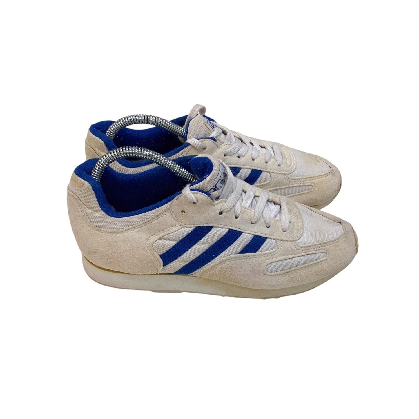 Adidas Training Sneakers Men's UK 5 Blue White Casual Running Low Top Lace Up