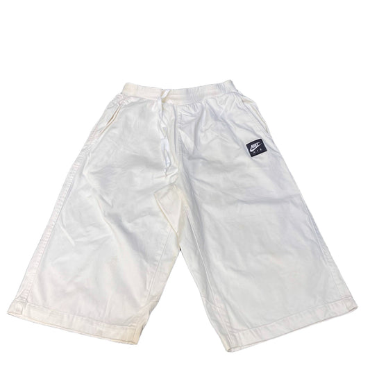 Nike Air Baggy Shorts Fits as Mens XS 26" Waist White Elastic Waist Drawstring