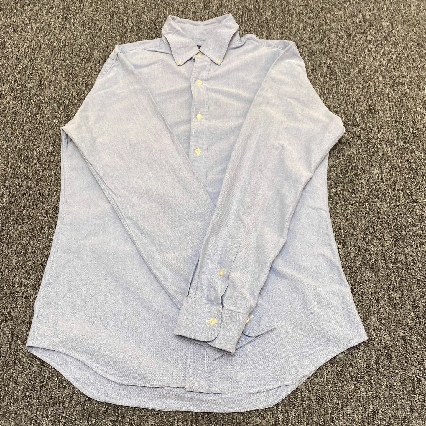 Ralph Lauren Shirt Mens M Blue Slim Fit Casual Long Sleeve Button Down