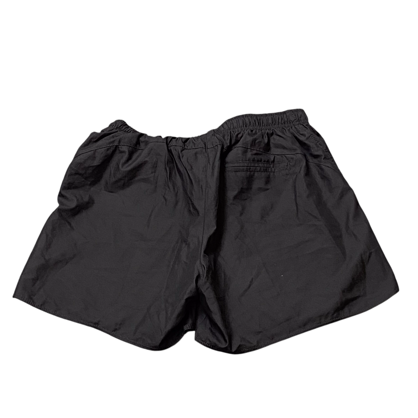 Reebok Shorts Womens 26W Black Spellout Logo Elastic Waist Drawstring Athletic