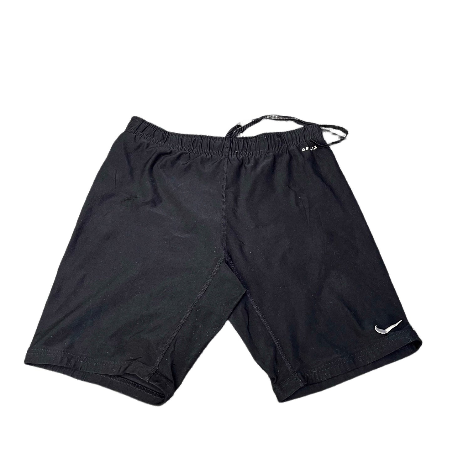 Nike Dri Fit Training Shorts Fits as Men XS 26" Waist Black Stretch Drawstring
