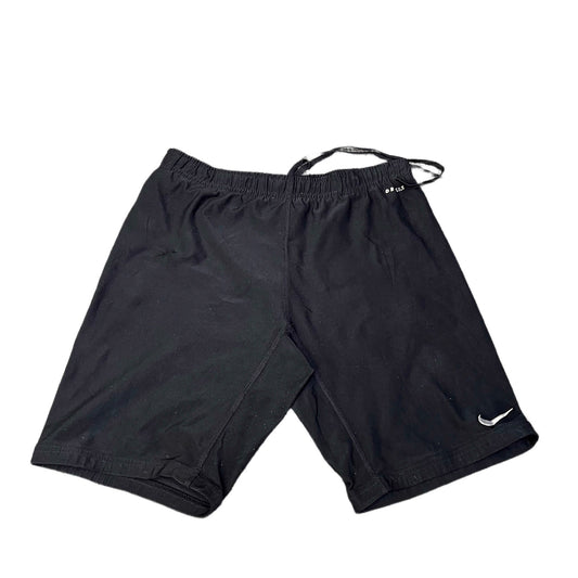 Nike Dri Fit Training Shorts Fits as Men XS 26" Waist Black Stretch Drawstring