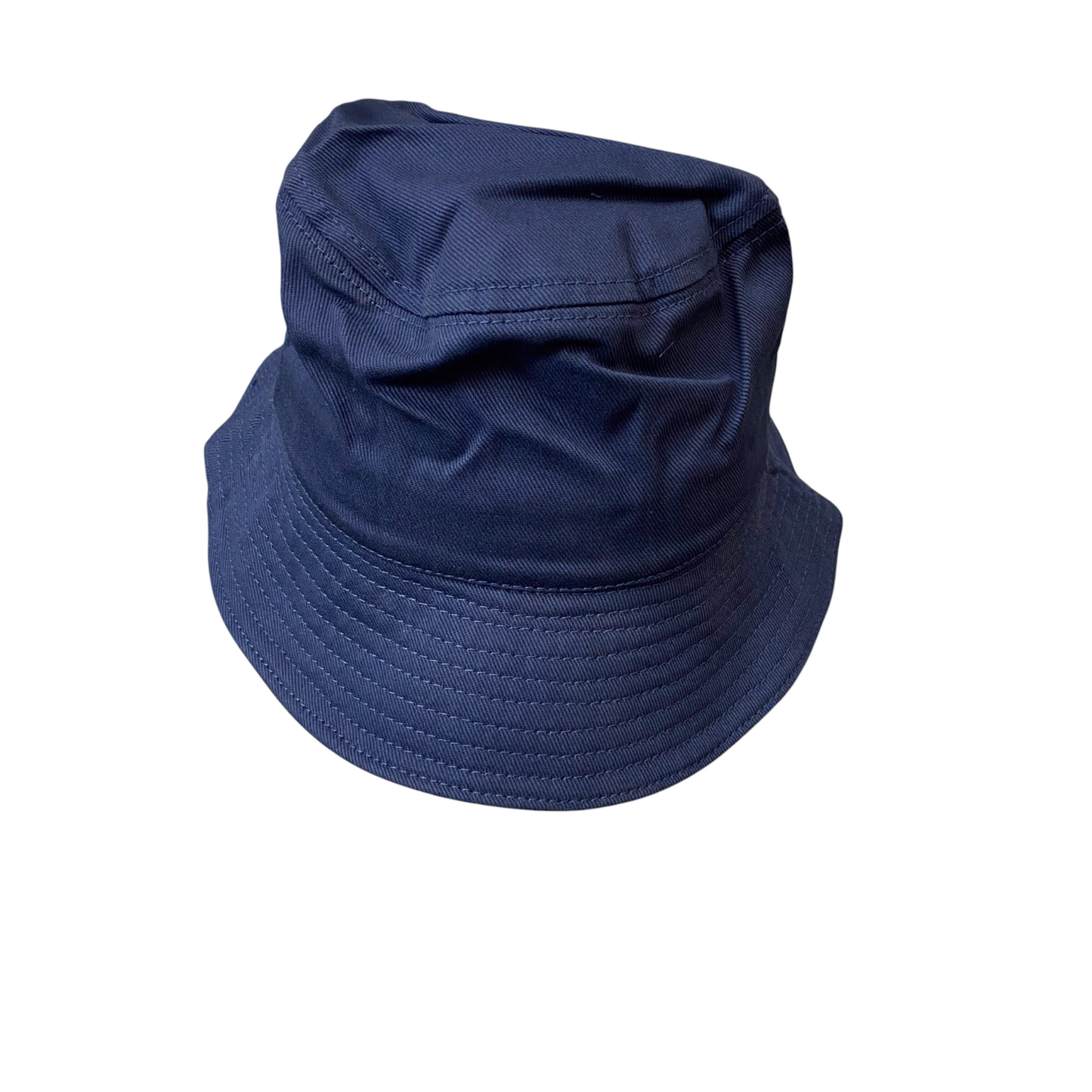 Nike Apex Swoosh Bucket Hat Unisex Small Navy Cotton Embroidered Logo Comfort