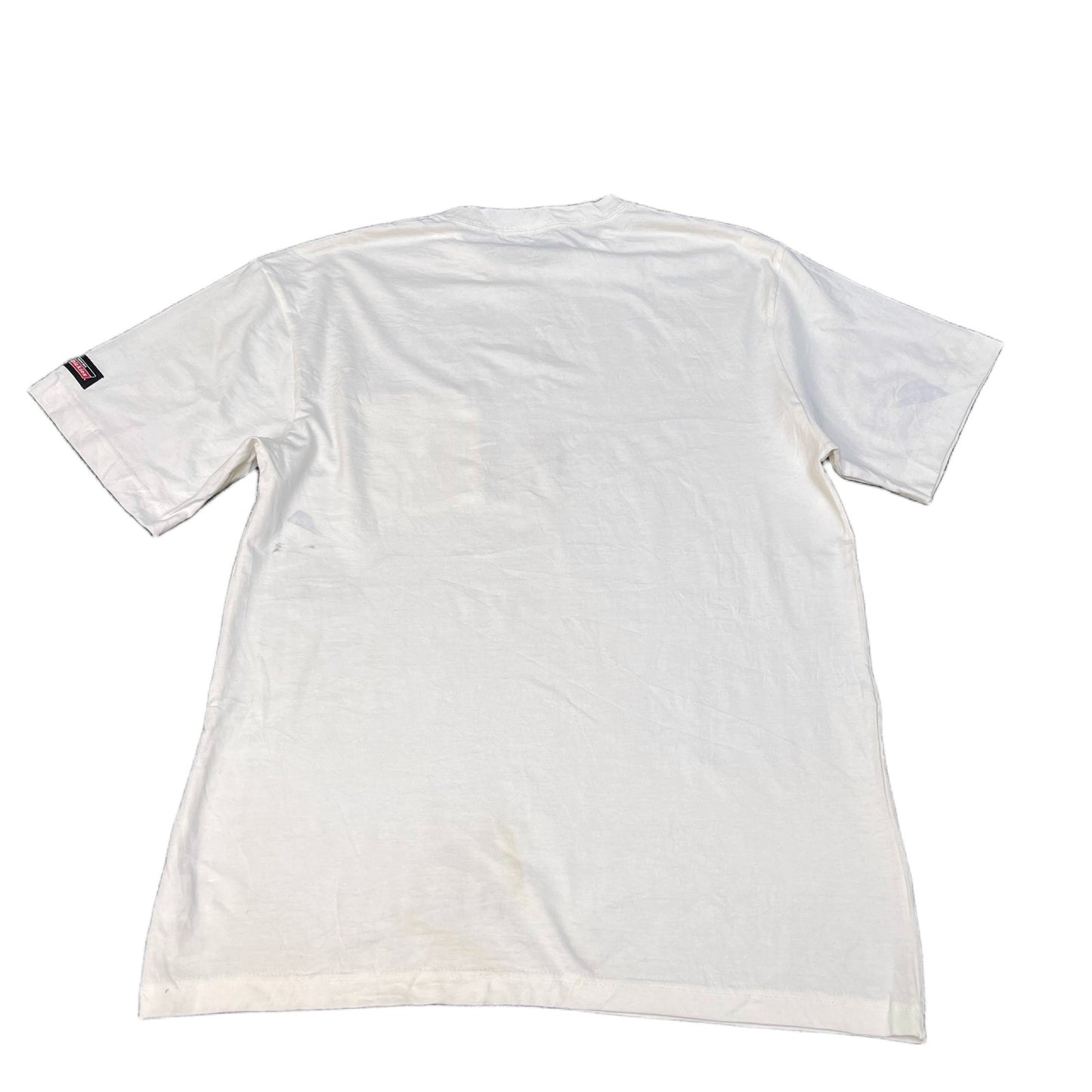 Genuine Dickies Pocket T-Shirt Mens Large White Short Sleeve Crewneck Summer Tee