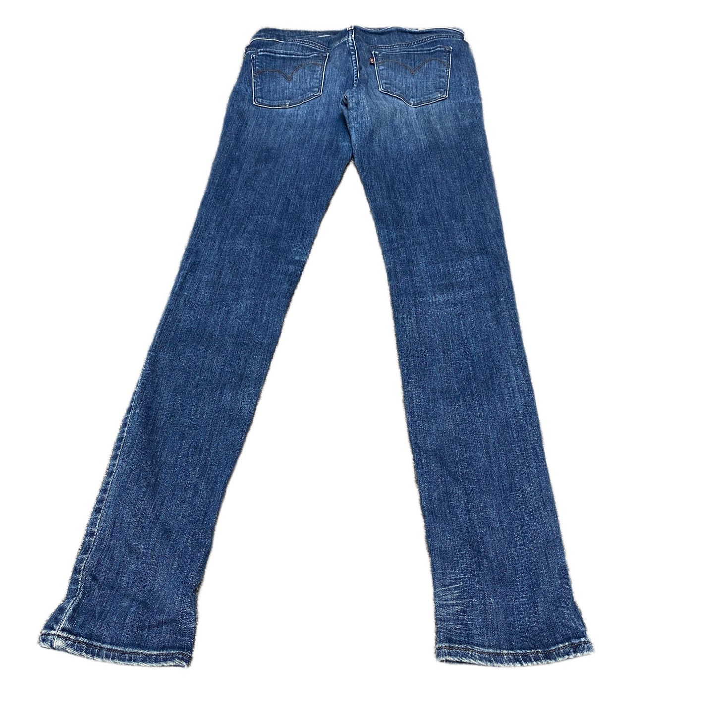 Levi's Jeans Fits as Womens 28" Waist Blue Slight Curve Denim Grunge Skinny Leg