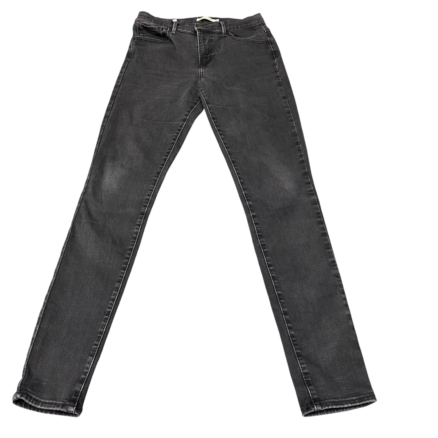 Levi's Jeans Womens 28" Waist Black Denim Premium Stretch 720 Super Skinny Leg