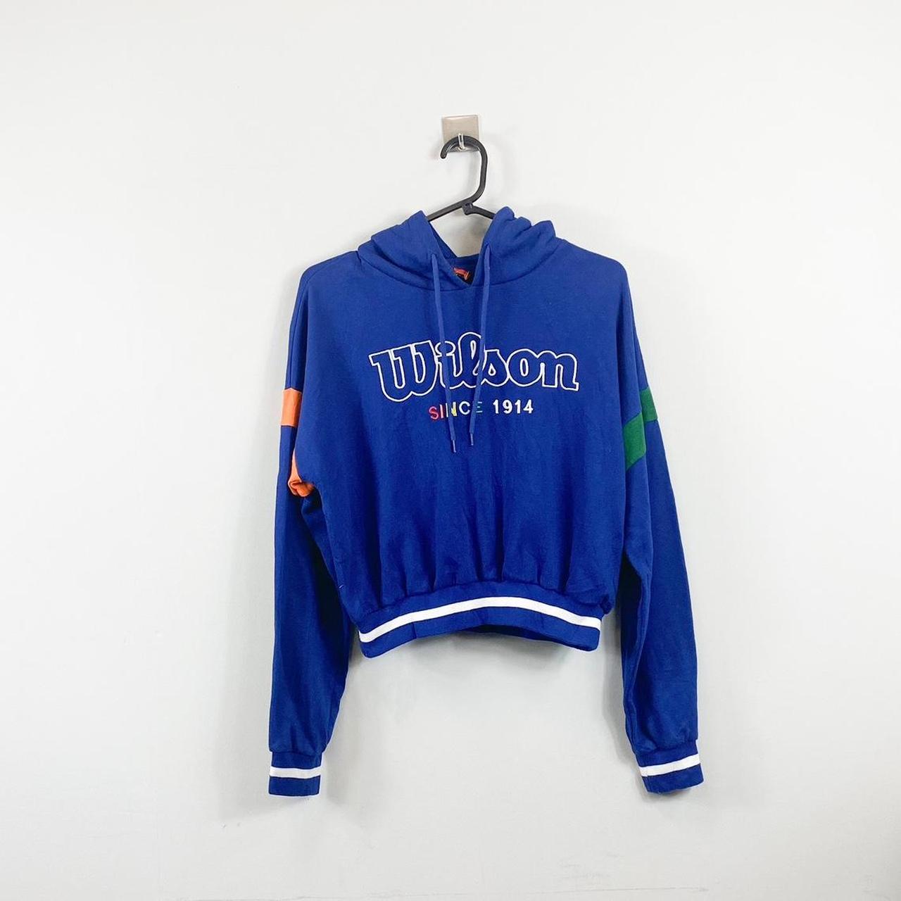 Vintage Wilson Cropped Hoodie