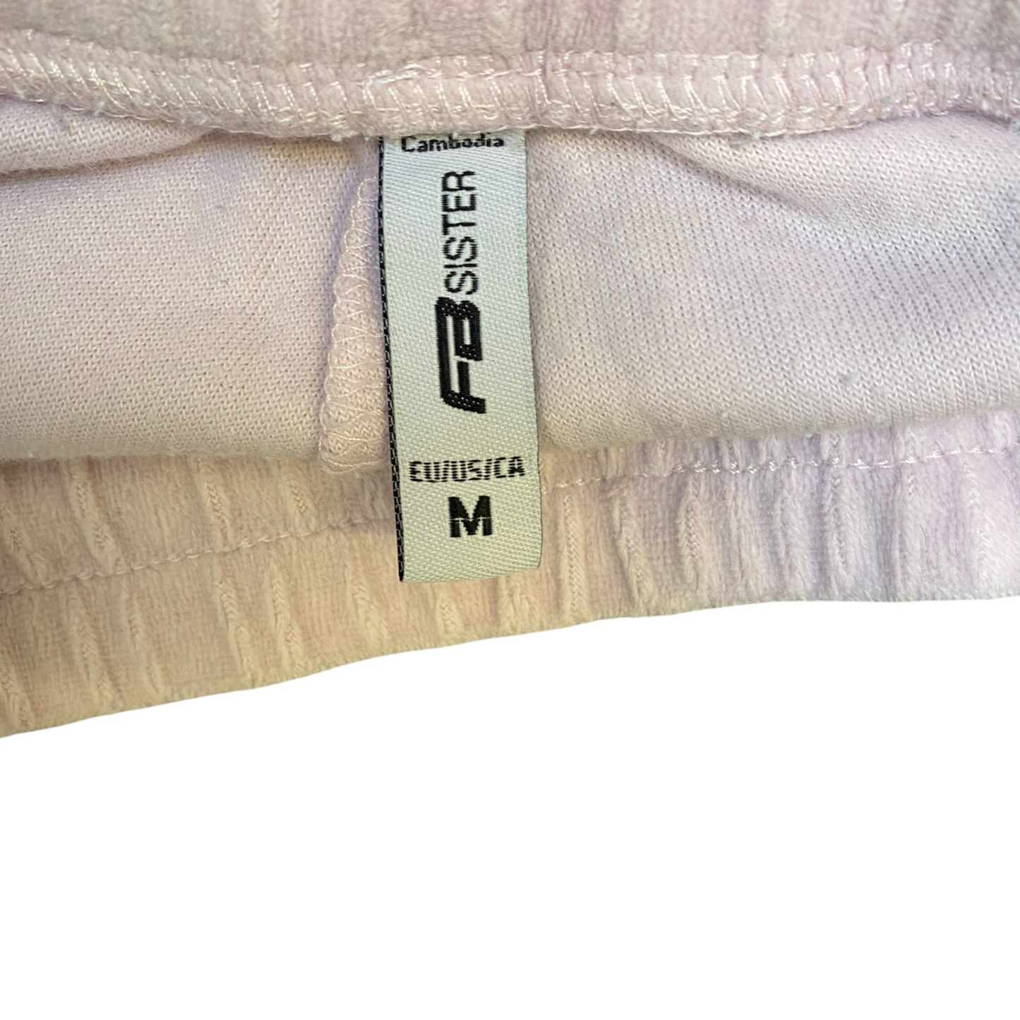 Velour Sweat Shorts Womens Medium Pink Stretch Athletic Fit Drawstring Waist