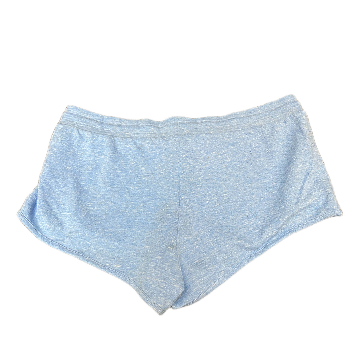 Running Sprinter Shorts Womens M 31" Waist Blue Athletic Workout Gym Dolphin Hem