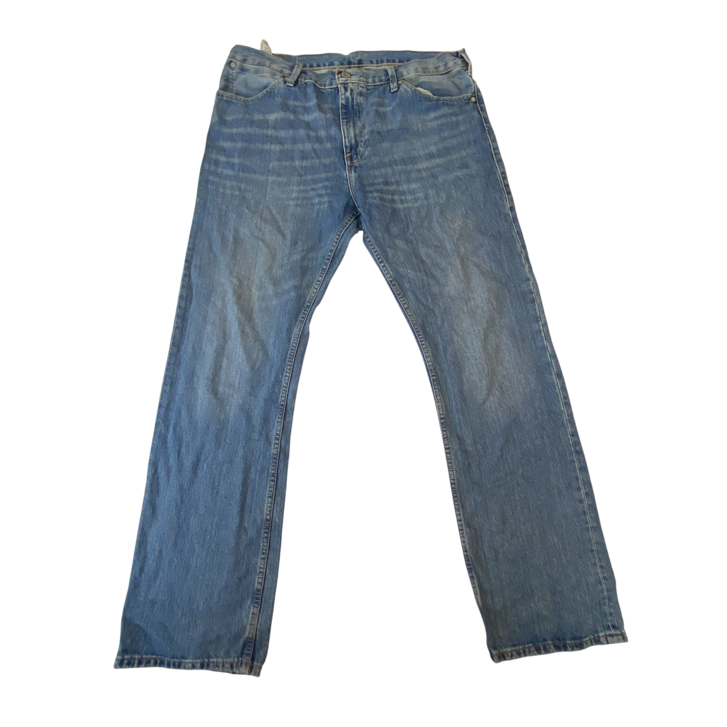 Levi's Jeans Mens XL Blue Denim Relaxed Fit Straight Leg Pockets Outdoor Comfy